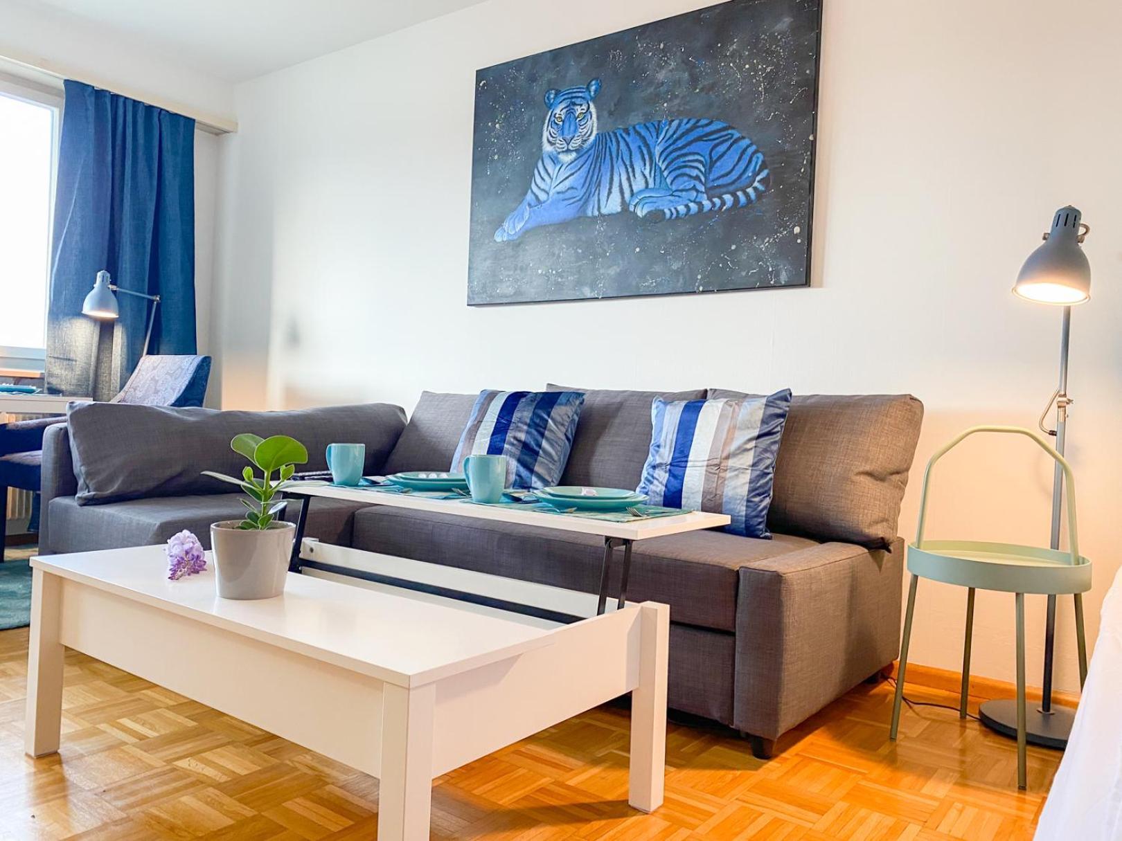 Special Blue Tiger Apartment Basel, Messe Kleinbasel 10-Star Buitenkant foto