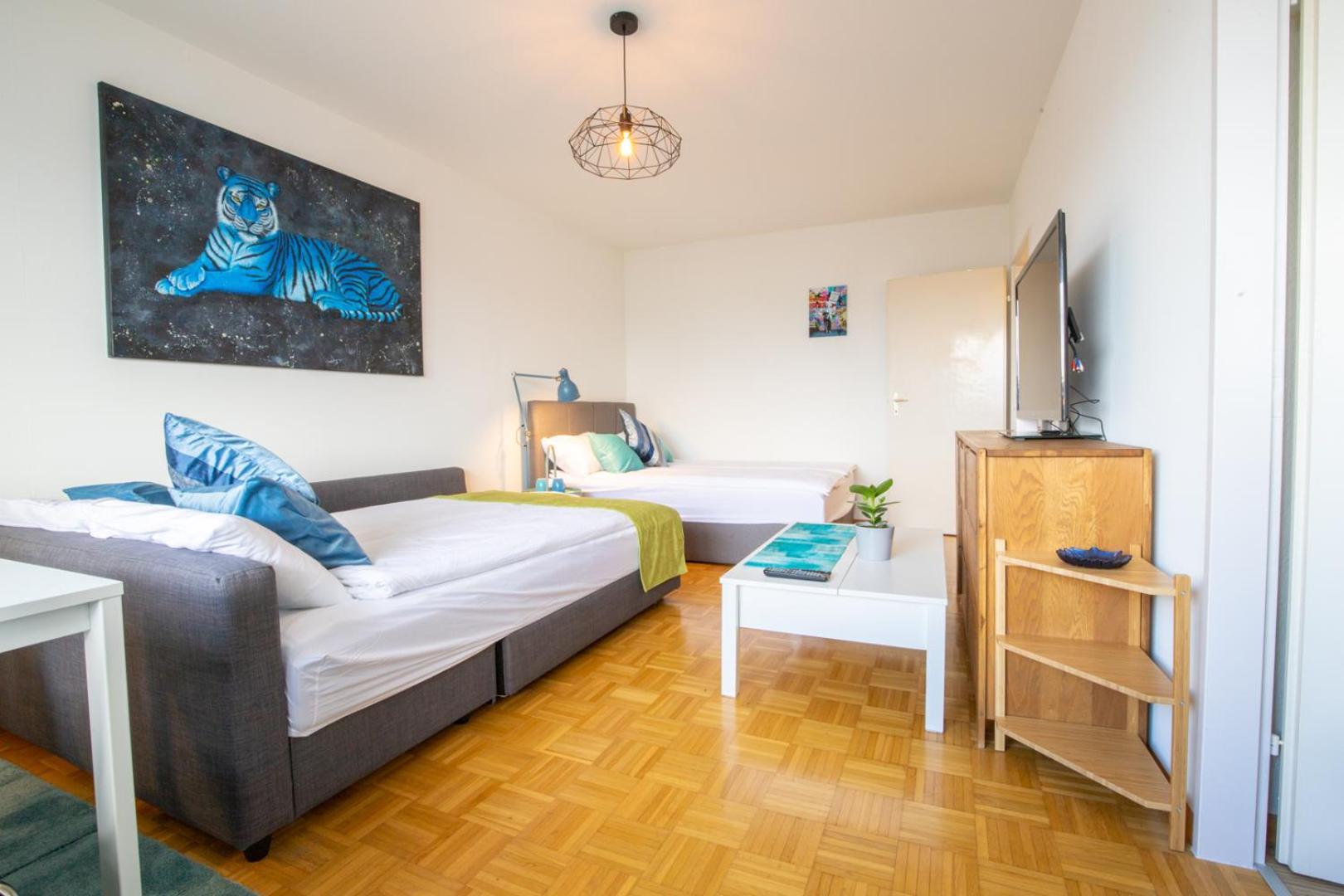 Special Blue Tiger Apartment Basel, Messe Kleinbasel 10-Star Buitenkant foto